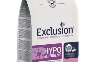 Exclusion monoprotein vet diet hypoallergenic pork and pea puppy all breeds 2 kg